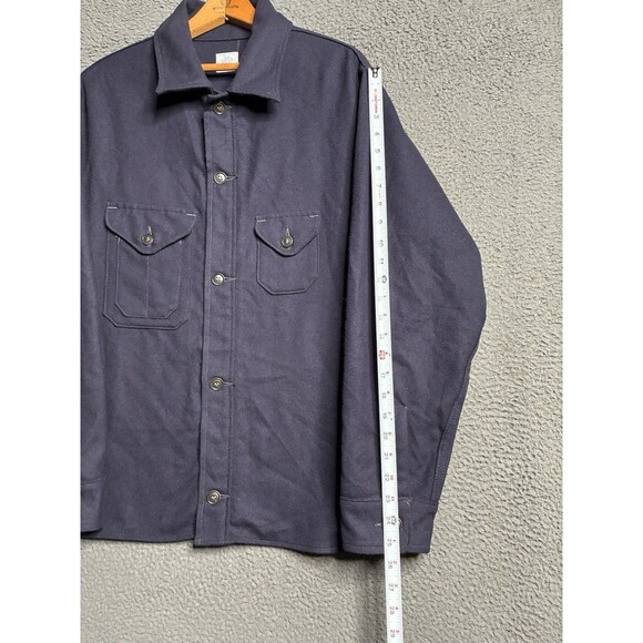 POST O'ALLS CRUZER JACKET XL Wool Shacket  Shirt Work USA Made Work Military - Picture 12 of 13